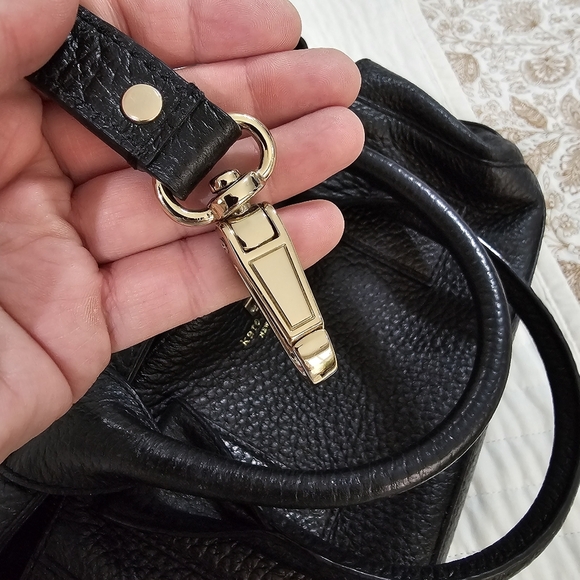 KATE SPADE Southport Avenue Sloan Large Black Pebbled Leather Satchel Purse - Picture 8 of 16